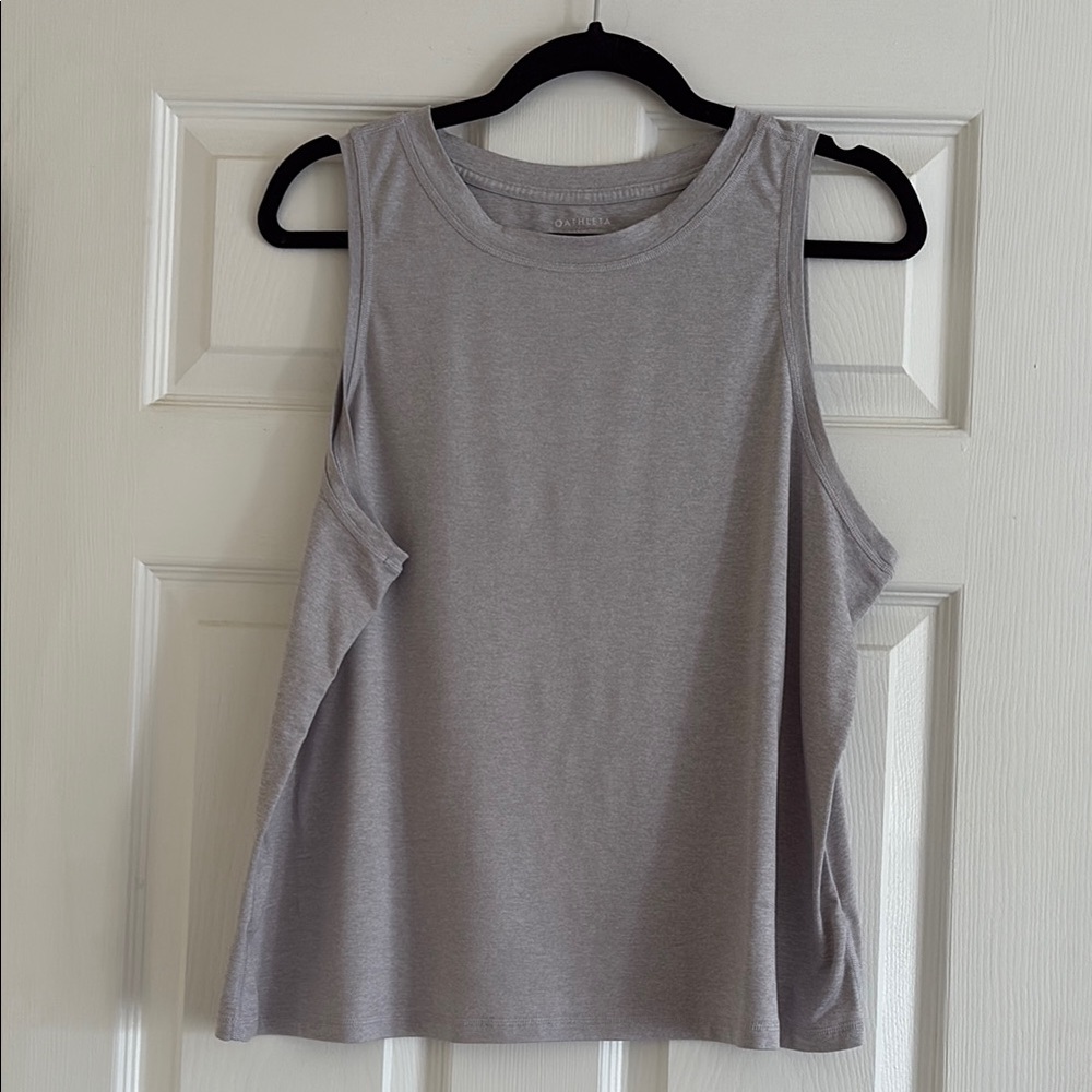 Gray Athleta Uptempo Tank 1X